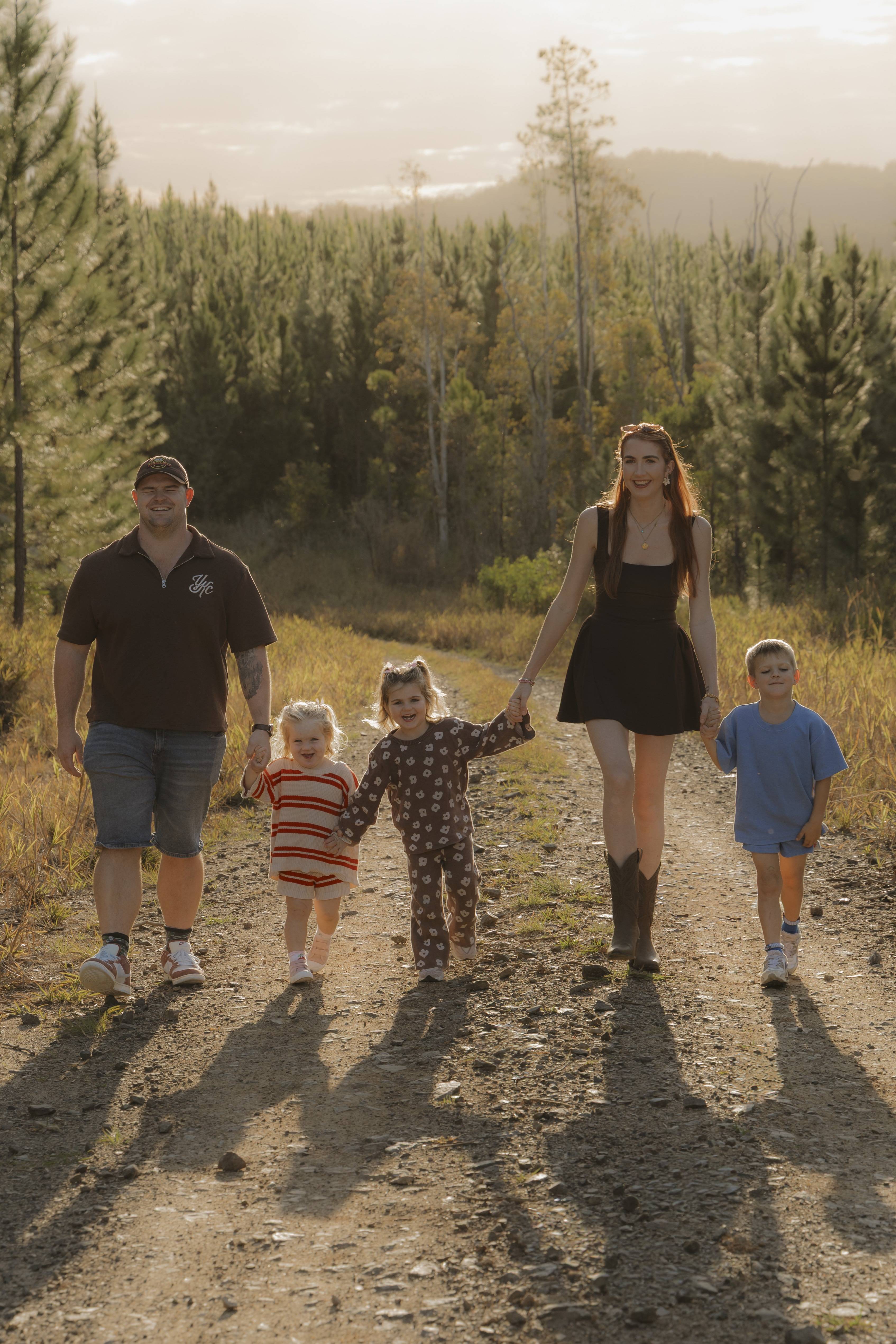 Family photography session example