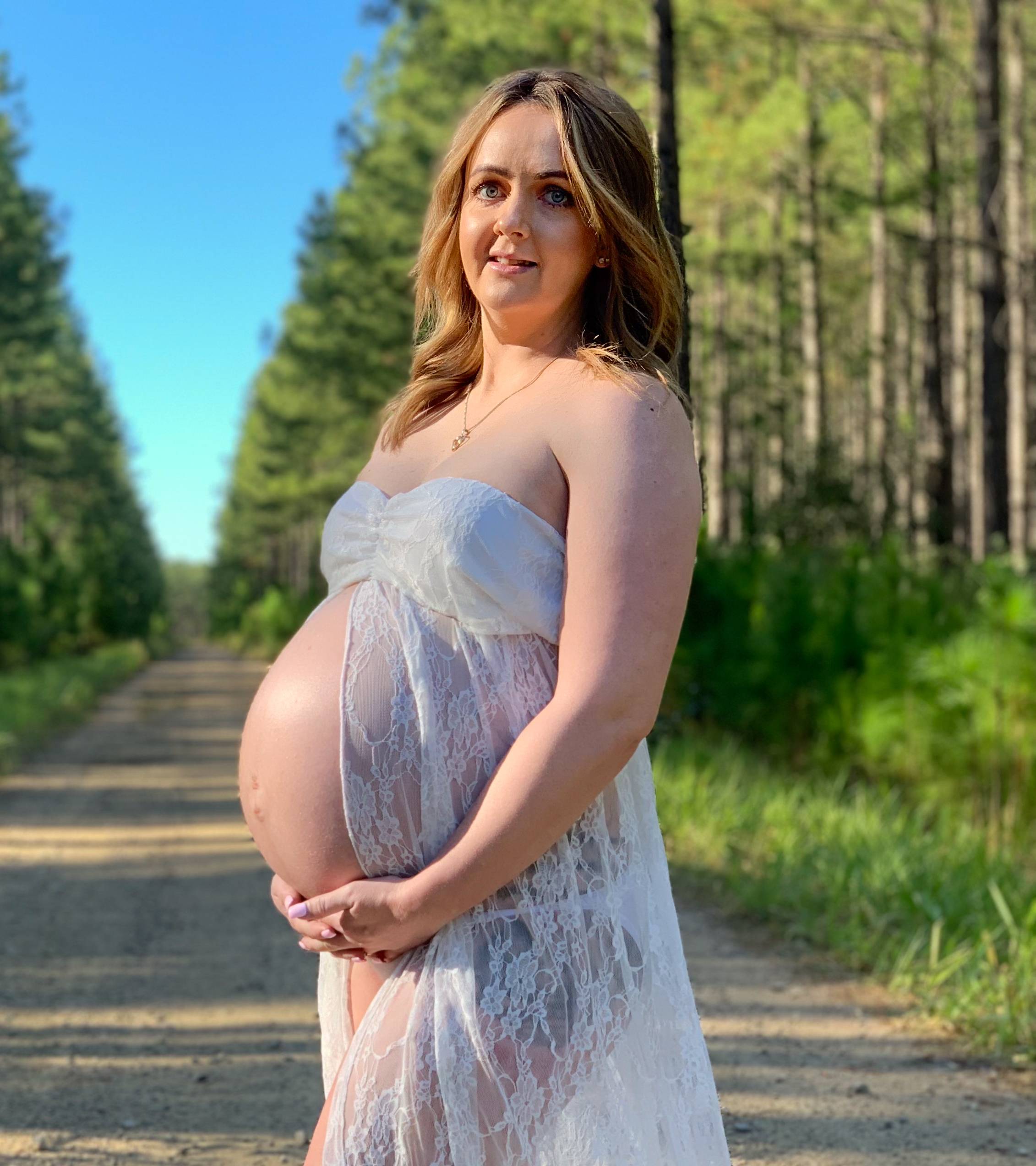 Maternity photography session example