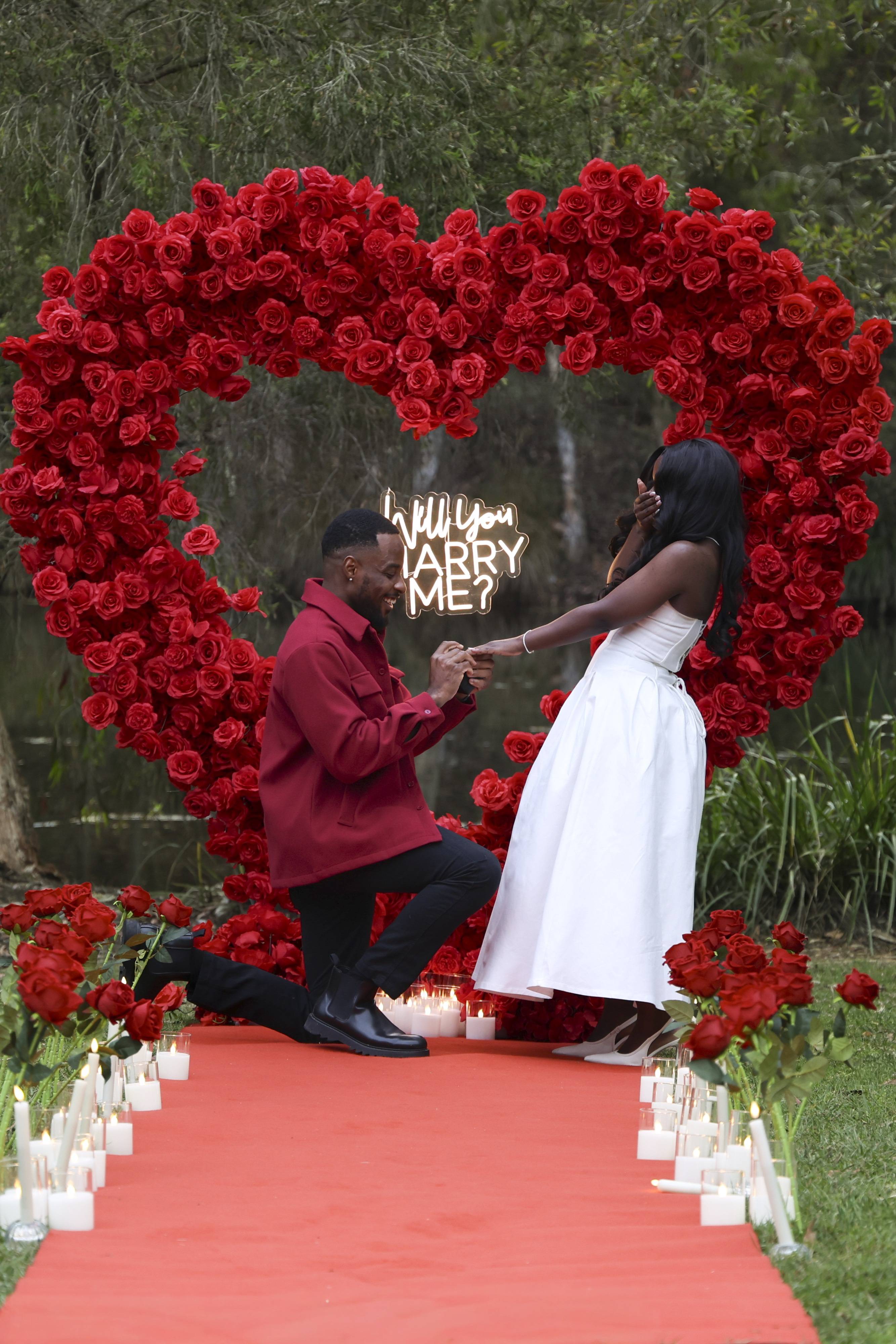 Proposal photography session example